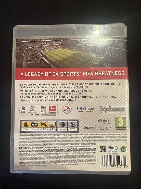 Spiele: FIFA 18 Playstation 3 – Gebraucht aus Blumenstein von pzb_pc57 1
