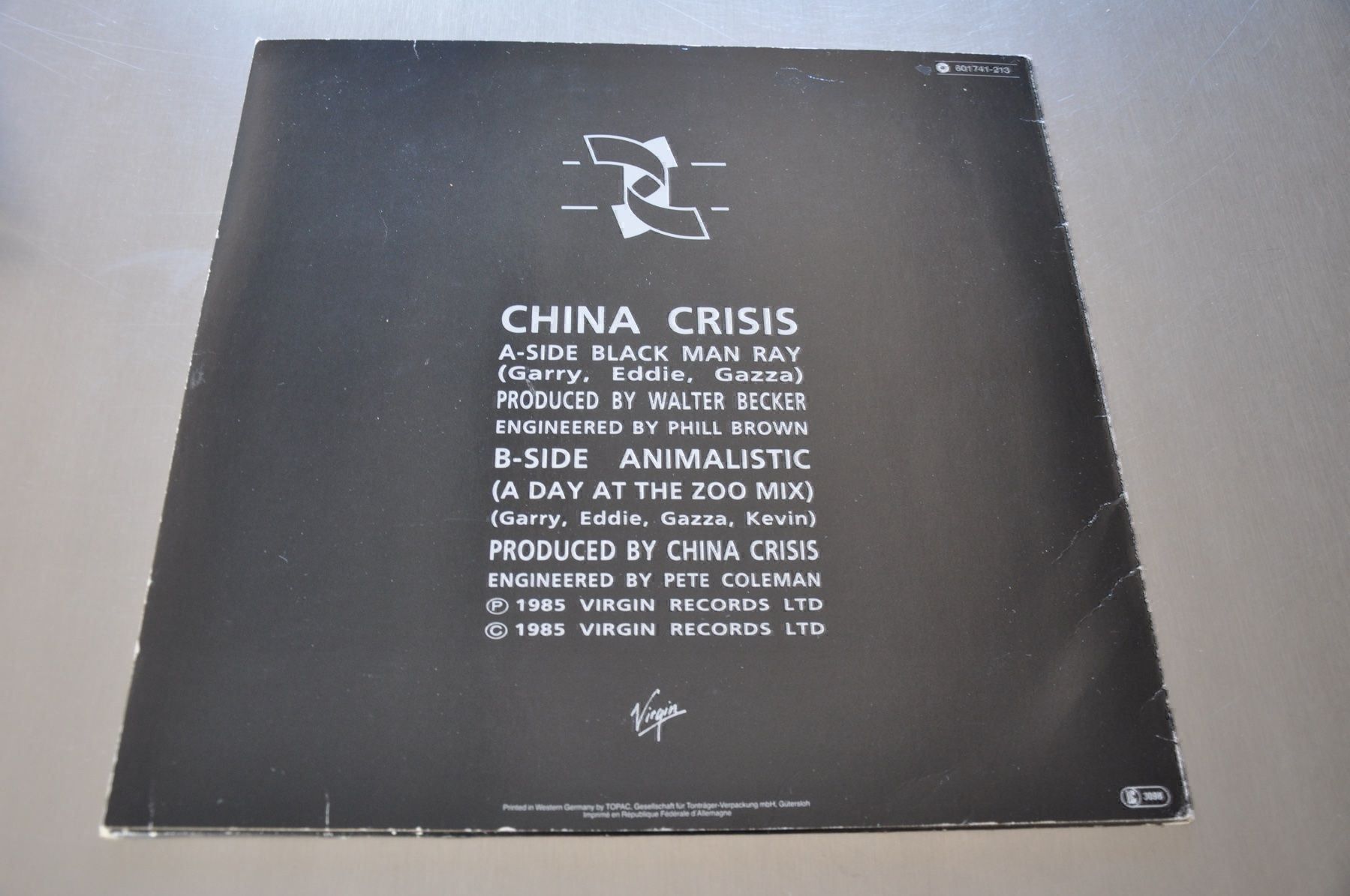 Dischi in vinile: CHINA CRISIS 12 BLACK MAN RAY – Usato da Sion venduto da jaipur1401 1