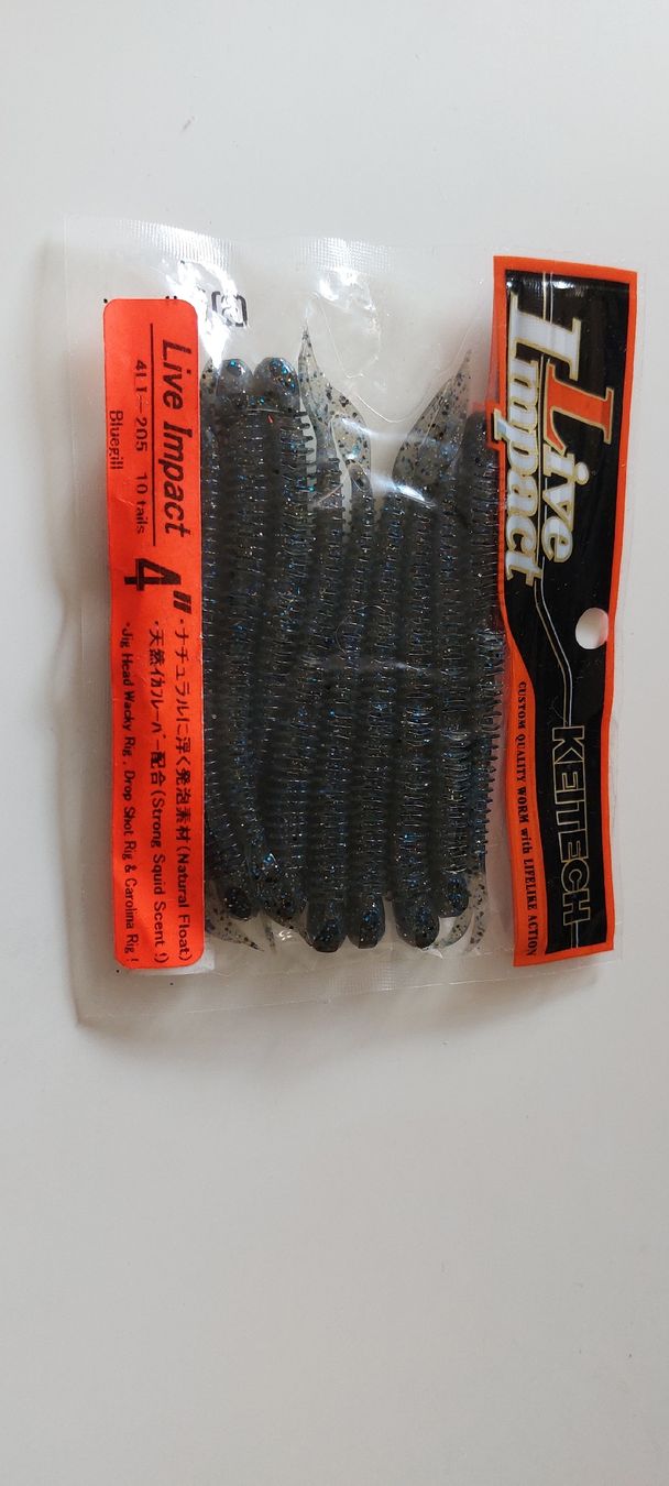 Keitech Köder: Keitech Live Impact 4" Bluegill Lure 10-pack New – Neu und originalverpackt aus Vevey von kowabunga