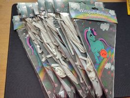 10x Wimpel Girlande Einhorn Party Deko Neu Restposten