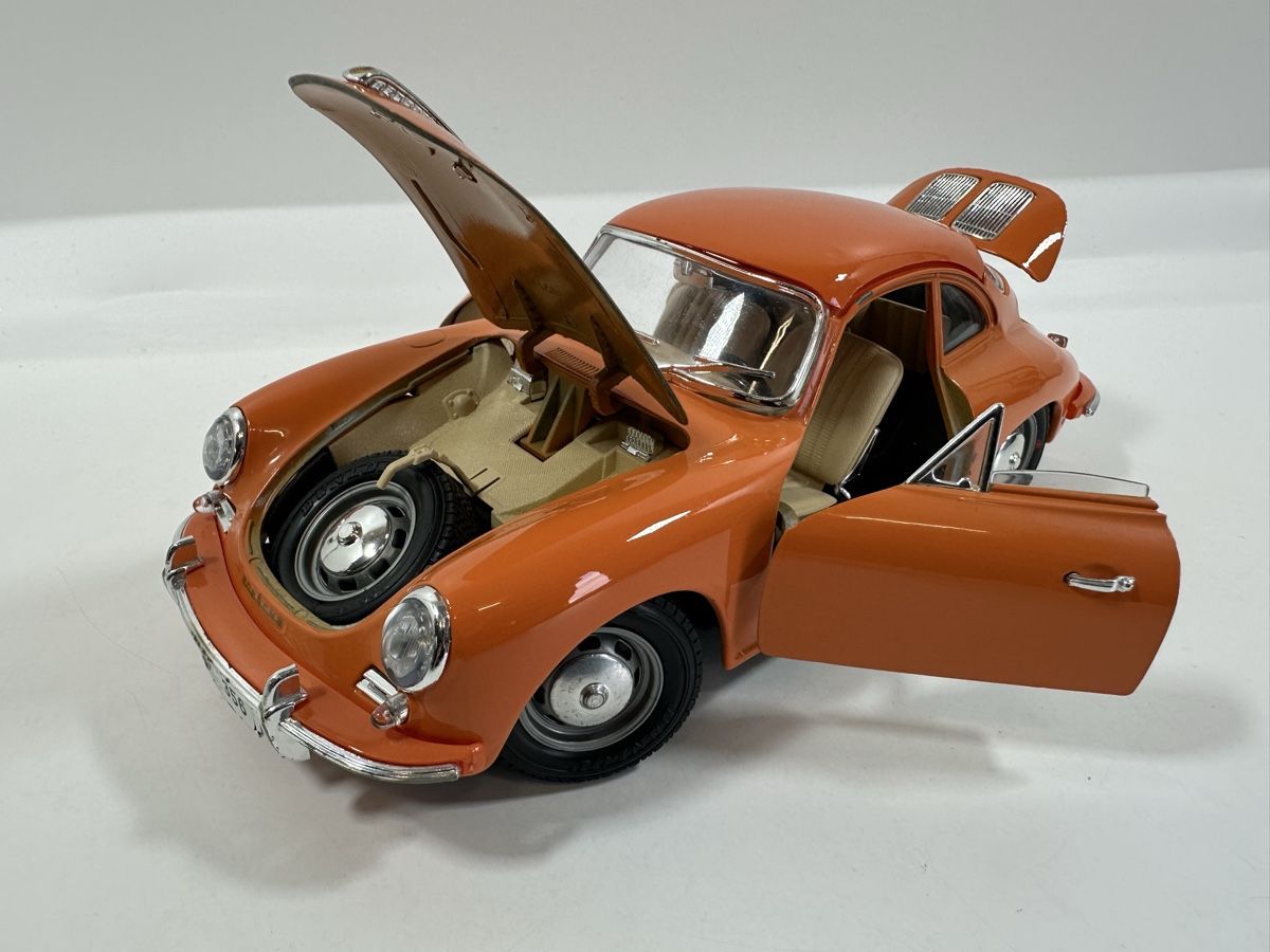 Bburago Modellautos: Porsche 356 B 1:18, orange, BBURAGO – Gebraucht aus Zofingen von rf9_x2xt 8