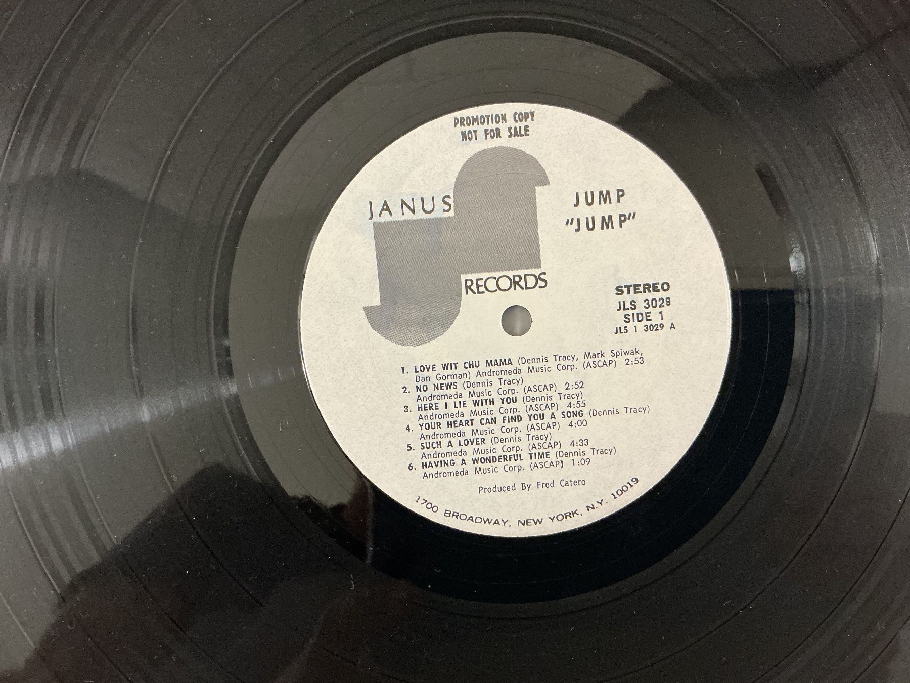 Dischi in vinile: Jump LP -  Promo  Copy – Usato da Winterthur venduto da Tumko-Vinyl 2