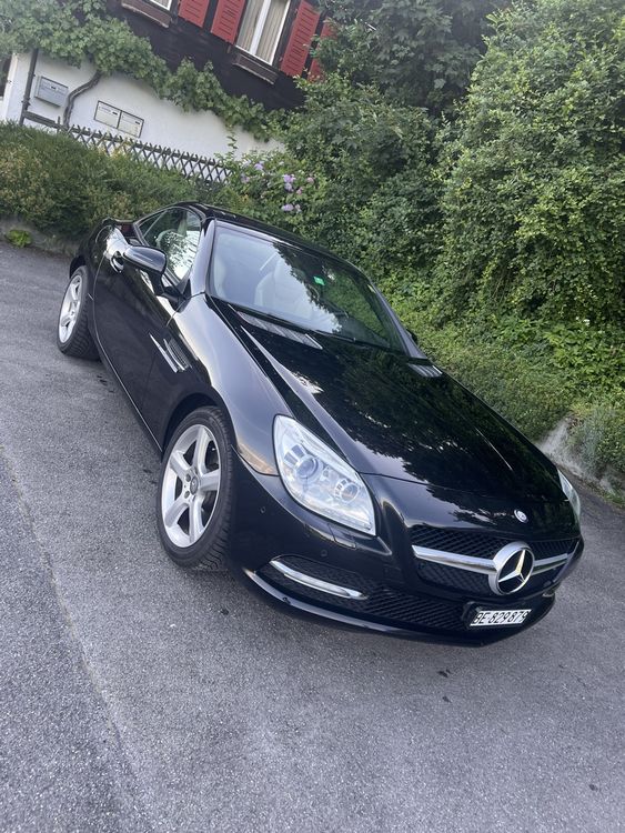 Hagelschutzplane Für Mercedes SLK 250 (2011-2024) | Wasserdichte Autoabdeckung Mit Reflektorstreifen | Dicke Baumwolle