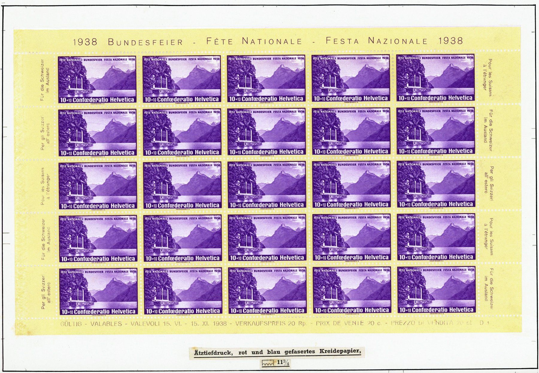 Tutti i francobolli: Posten mit Bogen, Bogenteilen, Ämtermarken etc. – Nuovo (secondo la descrizione) da Basel venduto da Strubelibs 7