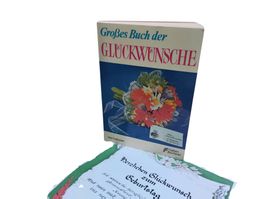 🍀Großes Buch 📖der Glückwünsche Olaf Fuhrmann Falken 1969🎉