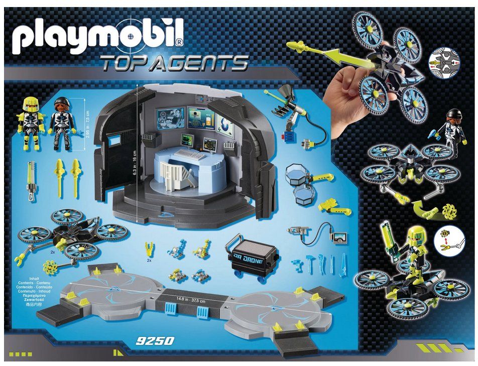 Playmobil Spielzeuge: Neu Playmobil Top Agent Dr. Drone's Command Center 9250 – Neu und originalverpackt aus Bettlach von Tradenet100 2