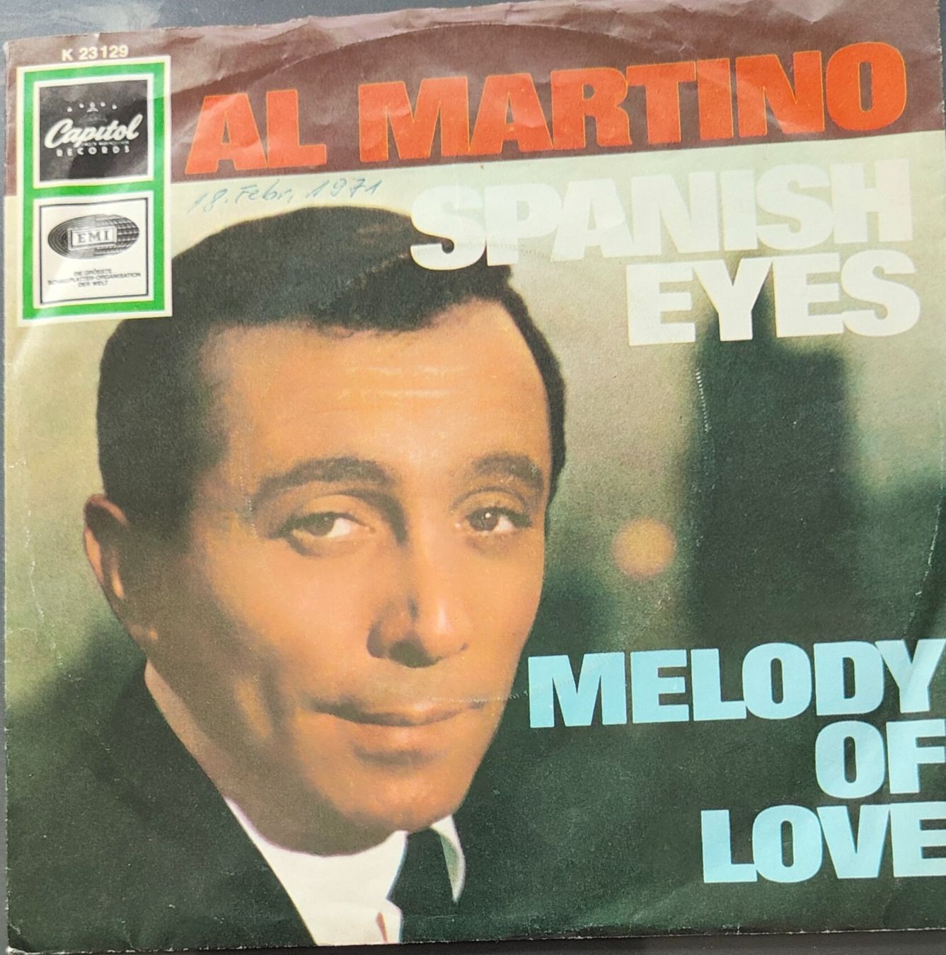 Dischi in vinile: Vinyl Single Al Martino - Spanish Eyes – Usato da Langenthal venduto da Modo39