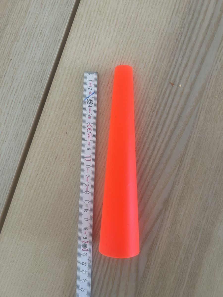 Lampade: Kegel Taschenlampe orange – Usato da Wittwil venduto da akl_8x79