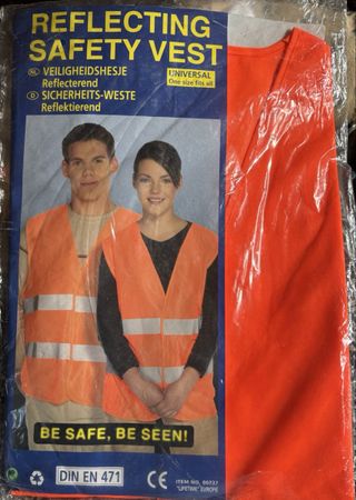 Warnweste Sicherheitsweste reflektierend Universal neu