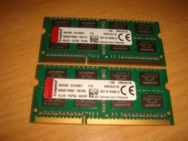 2 stück 8gb ddr3 PC3L 12800 (1600) RAM für Laptop.