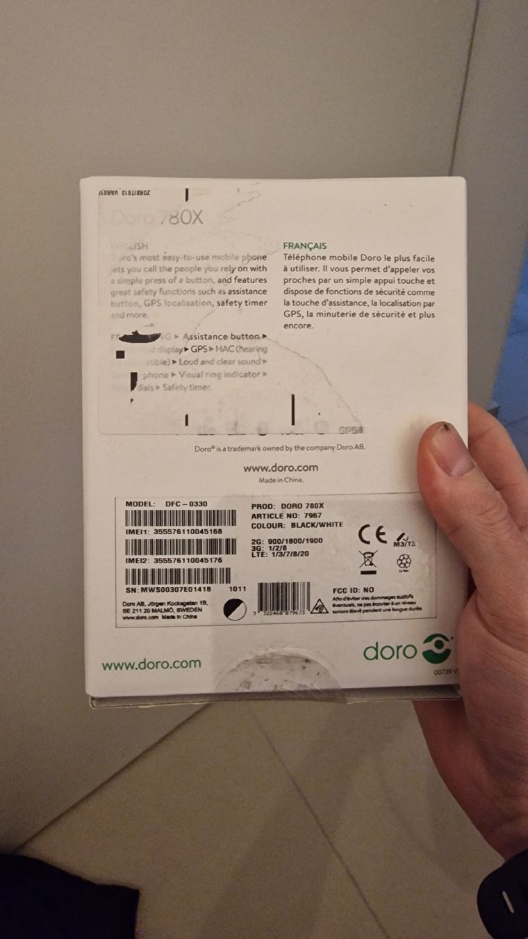 Doro Telefoni cellulari / Smartphones: Doro 780X – Nuovo e nell'imballaggio originale da Zuchwil venduto da DaRockWilda 2