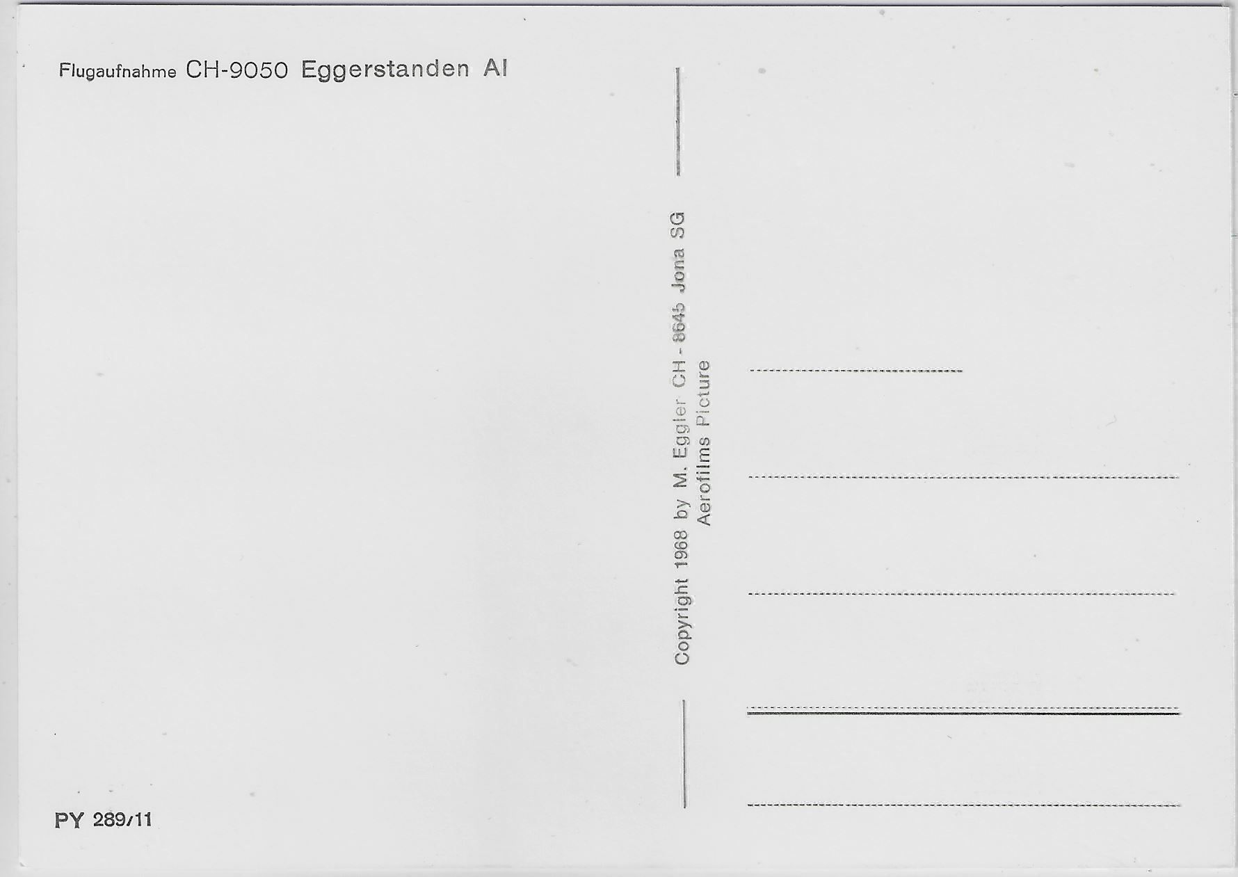 Cartoline postali: Flugaufnahme Eggerstanden AI – Antico da Ettingen venduto da Kartenplanet 1
