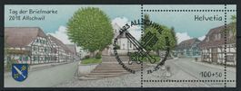 2018  Tag der Briefmarke - Allschwil - Block - Sonderstempel