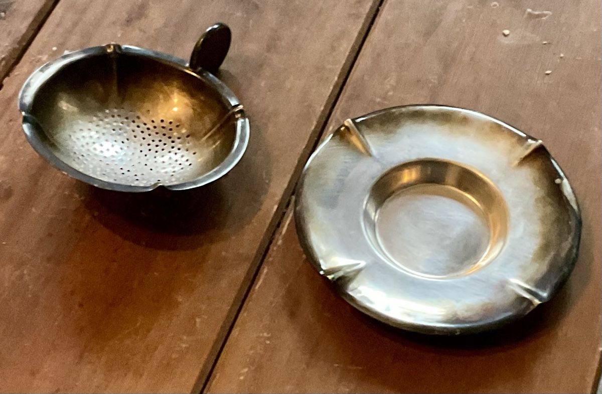 Sottobicchieri: Vintage Teesieb und Untersetzer Set – Usato da Endingen venduto da nathan05 1