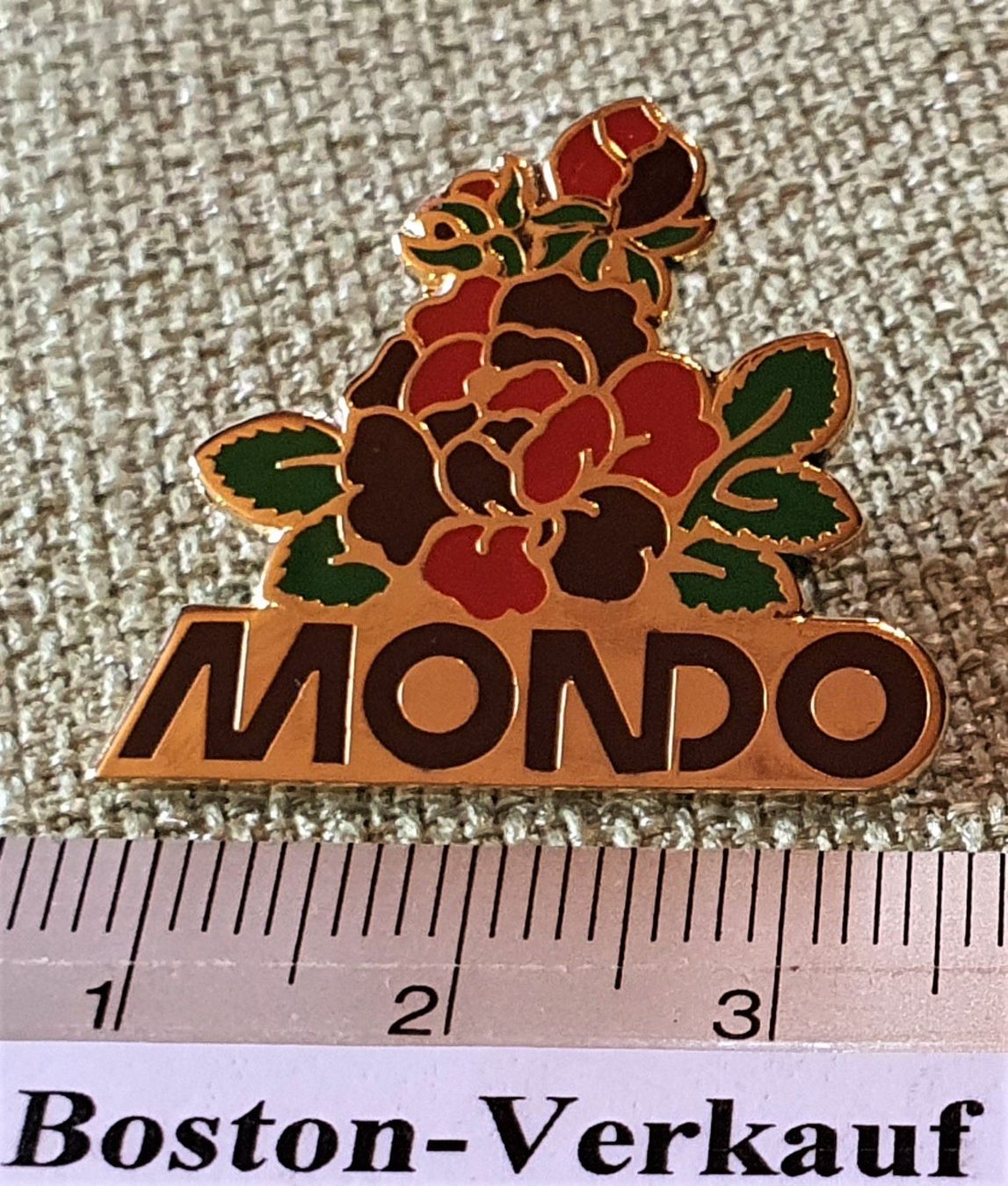 Pins: E785 - Pin Mondo - Blumen – Gebraucht aus Reinach BL von Boston-Verkauf 1