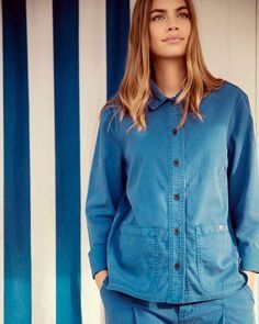 Nile Giacche: Nile Jacket Blau gr,S – Nuovo (secondo la descrizione) da langenthal venduto da rundholz7 5