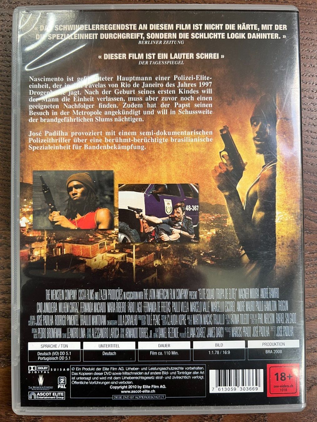 Tutti i DVDs: Elite Squad – Usato da Zürich venduto da FilmFreunde 1