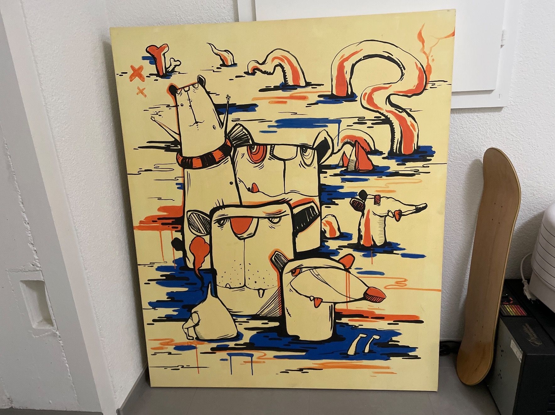 Dipinti: Grosses Gemälde by physt 100 x 120 cm – Usato da Adligenswil venduto da Treegarden