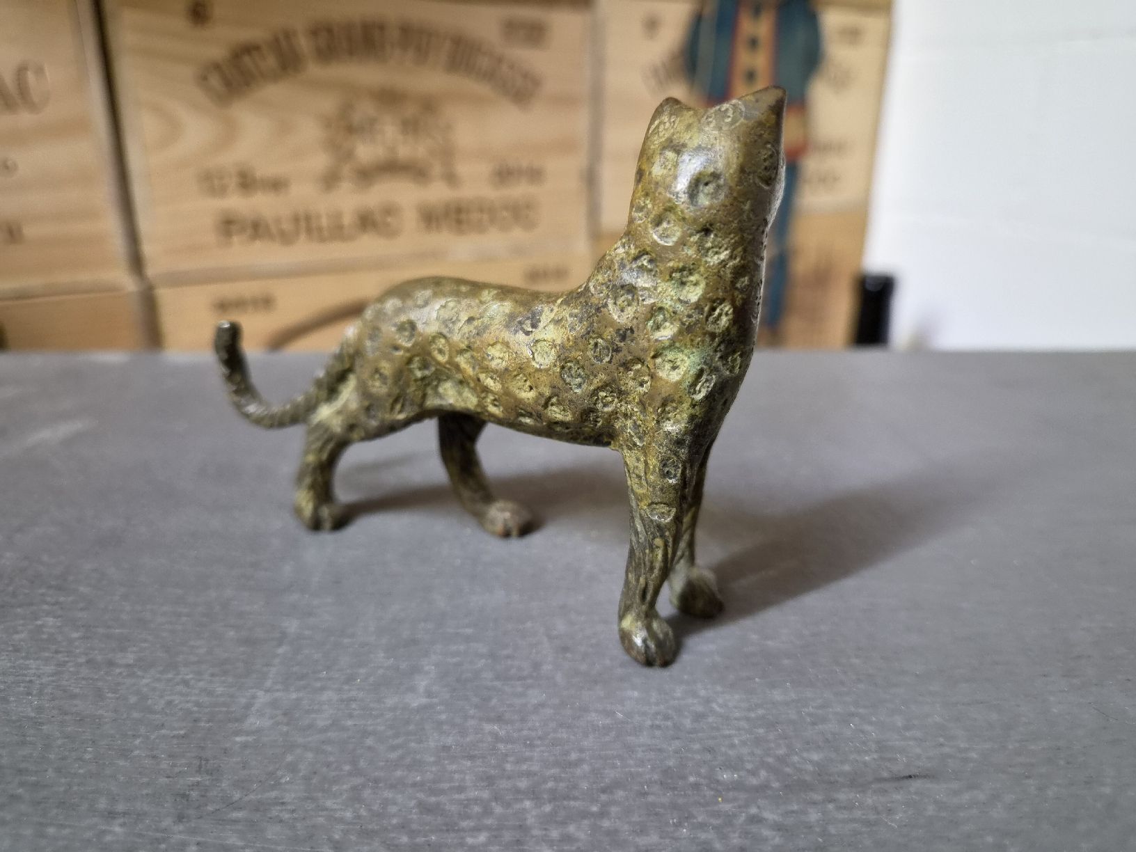 Statuette: Leoparden Figur aus Messing – Usato da Wetzikon ZH venduto da Tothart 6