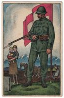 Nationalspende, Verlosung Tombola nummeriert, gelaufen 1918