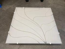 Plafonnier design verre dépoli élégant