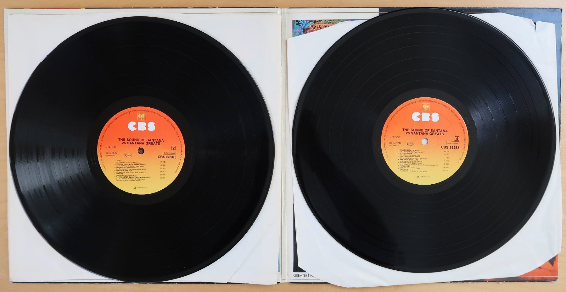 Dischi in vinile: SANTANA - 25 HITS (2 LP VG) – Usato da Hedingen venduto da Studers 4