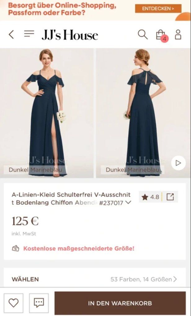 JJ’s House Vestiti: Dunkelblaues Abendkleid – Usato da Winterthur venduto da jul_v9wx 2