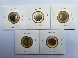 1€ 2011 Stgl A-D-F-G-J