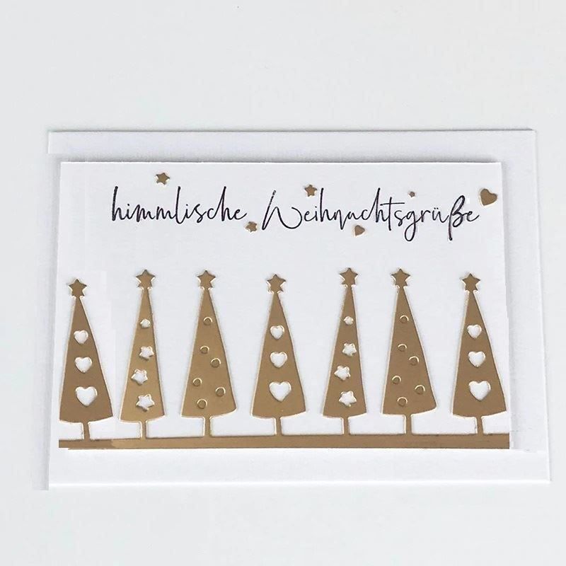 Schablonen: WEIHNACHTSBÄUME STANZSCHABLONE – Neu und originalverpackt aus Affoltern am Albis von scrapbooking