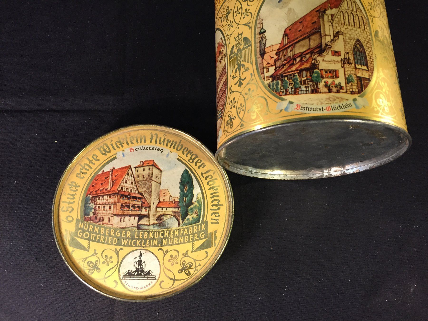Barattoli: Vintage Blechdose – Usato da Schaffhausen venduto da vintageville 6