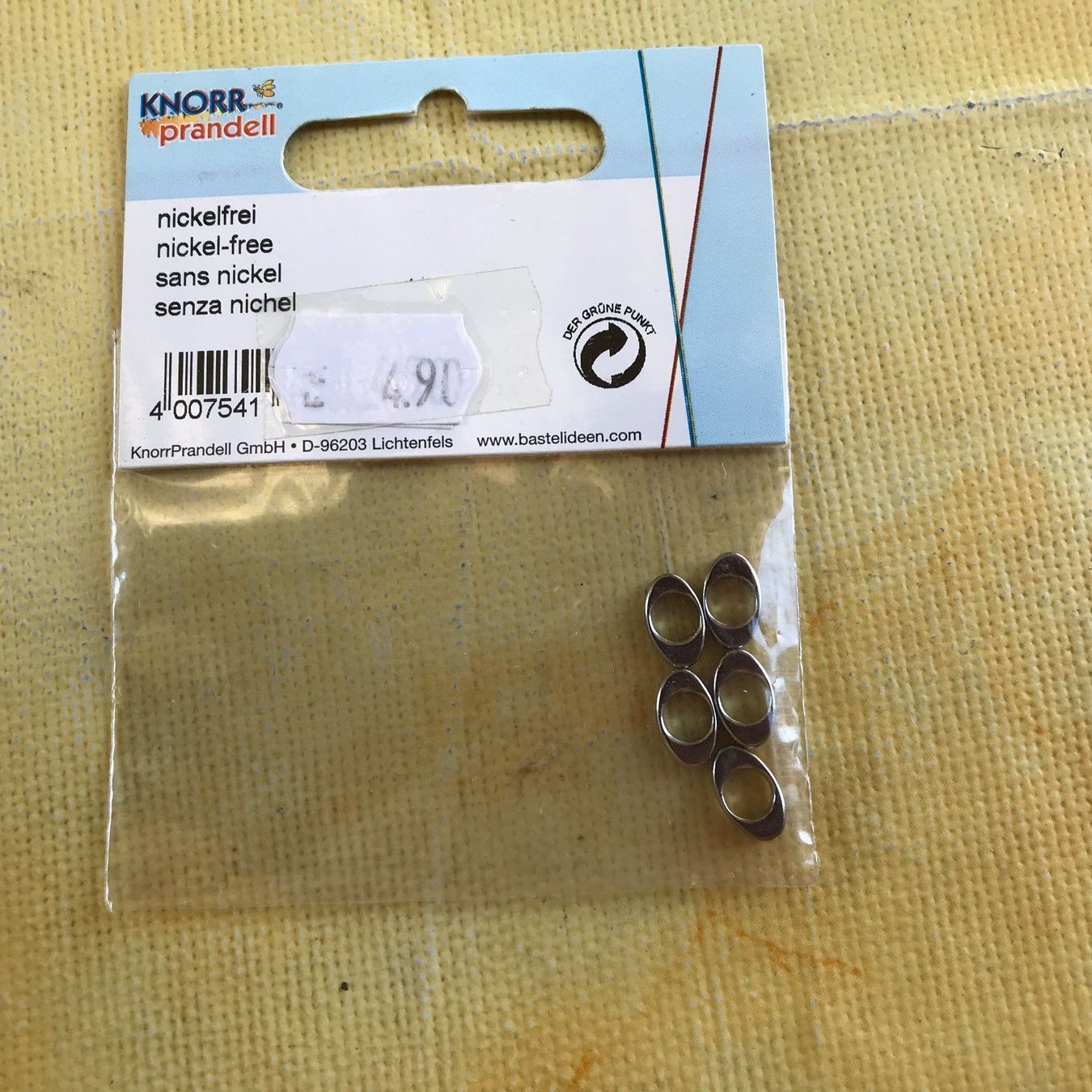 Kit bricolage: LOT METALL-ELEMENT OVAL 10X5MM JE 5STK. – Nuovo e nell'imballaggio originale da Ostermundigen venduto da wini63 3