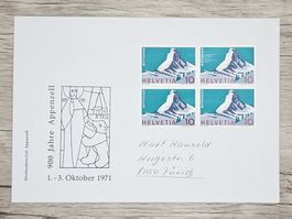CL18 Enveloppe + Timbre Suisse 1971
