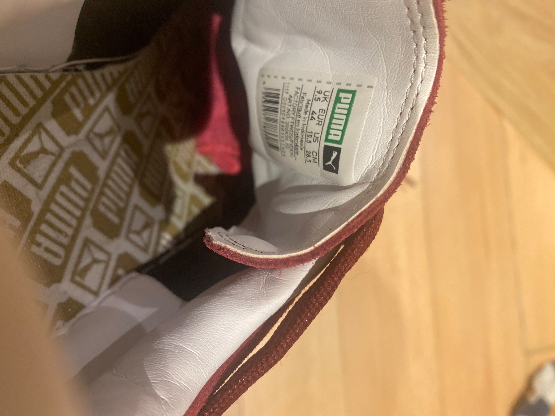 Puma Scarpe da uomo: Bordeauxrote PUMA Sneakers "Suede" Gr. 44 – Usato da Frasnacht venduto da GracyStore 2
