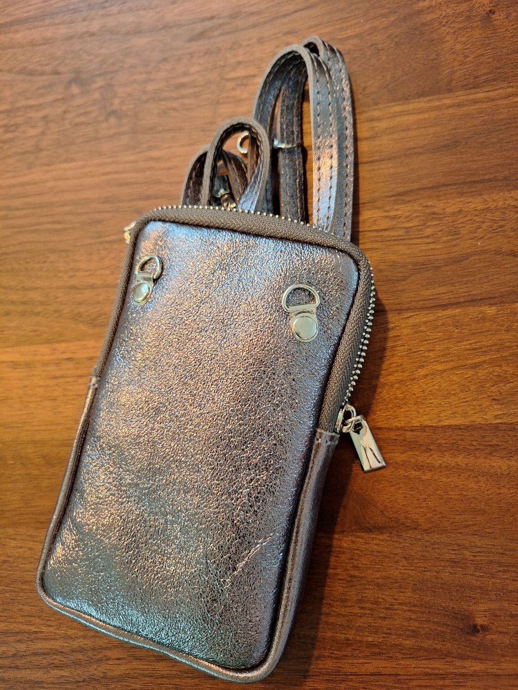 Borse da donna: Handytasche mit Riemen metallic Farbe neu – Nuovo (secondo la descrizione) da Spiez venduto da Tanja_Strohmeier026 2