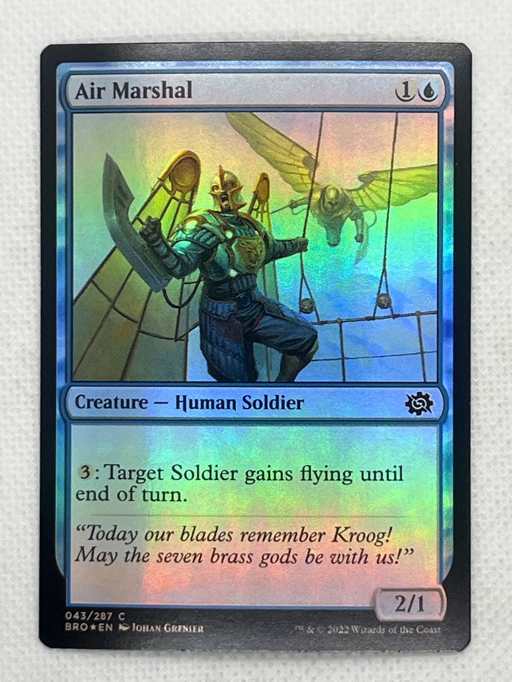 Magic The Gathering Carte collezionabili: MTG Air Marshal BRO 043 Englisch Common Foil – Usato da Hinterkappelen venduto da Kim1992