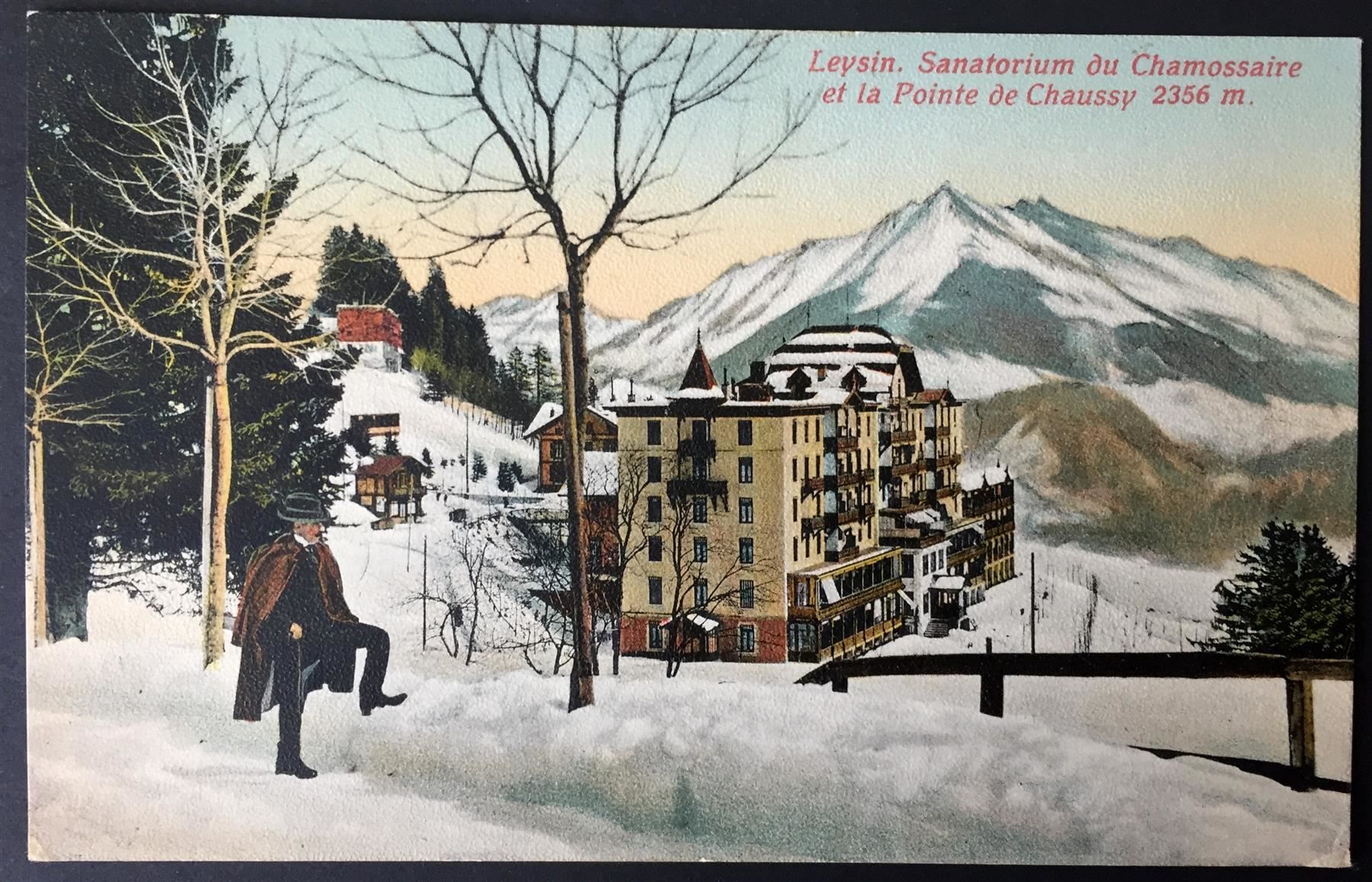 Ansichtskarten: LEYSIN Sanatorium du Chamossaire – Gebraucht aus Jona von philajona
