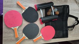 Tischtennisset mit ausziehbaren Netz