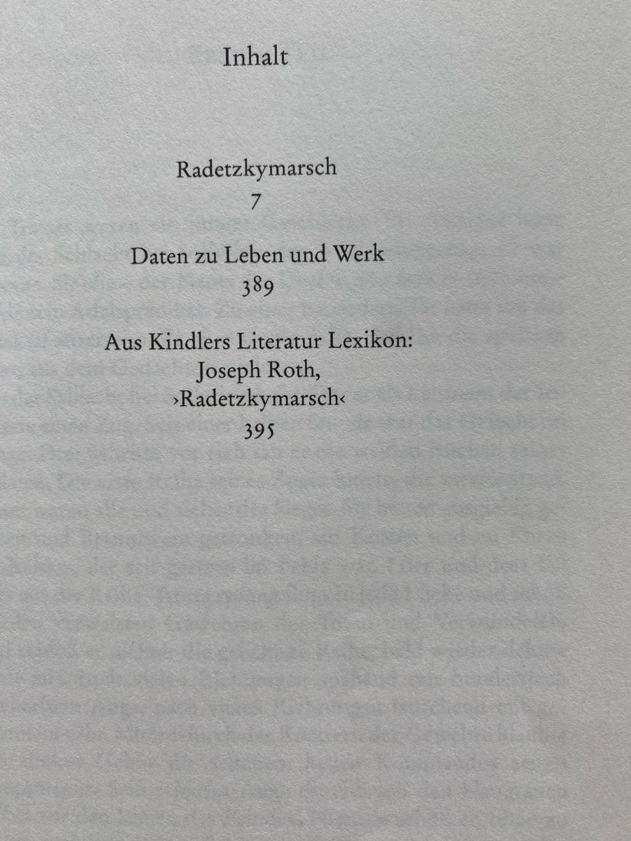 Libri: Radetzkymarsch - Joseph Roth – Usato da Schwarzenburg venduto da Michellu 5