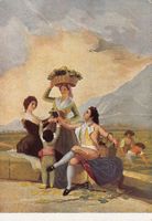 Kunst-AK, Francisco de Goya, Las vendimias