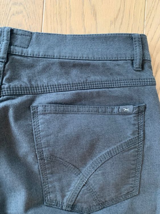 BRAX Herren Hose Enrico – Grau (Graphit), Größe 60, Klassische Herrenhose