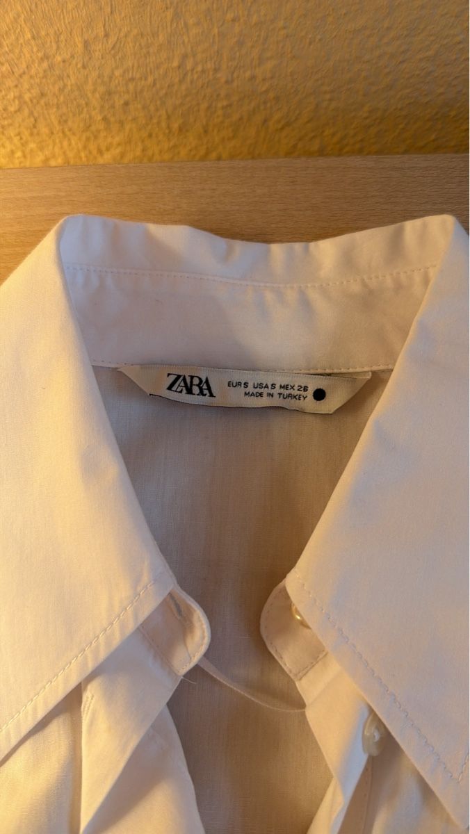 Zara Camicette: WHITE ZARA BUTTON-UP SHIRT – Nuovo (secondo la descrizione) da Genève venduto da yav_9r9f 1