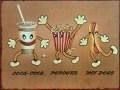 Blechschild rustikal-COCA-COLA POPCORN-H
