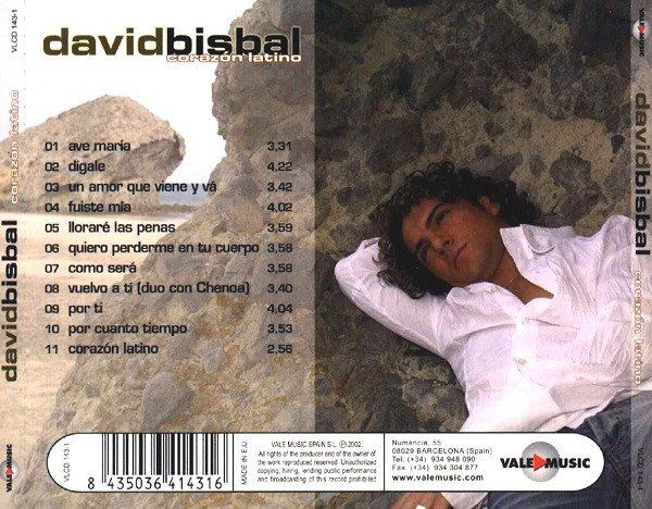 CD: CD DAVID BISBAL -LATINO – Usato da PORRENTRTUY venduto da RABAIS_SPORT 1