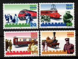 1997, Sonderpostmarken Bahnen ** (2)