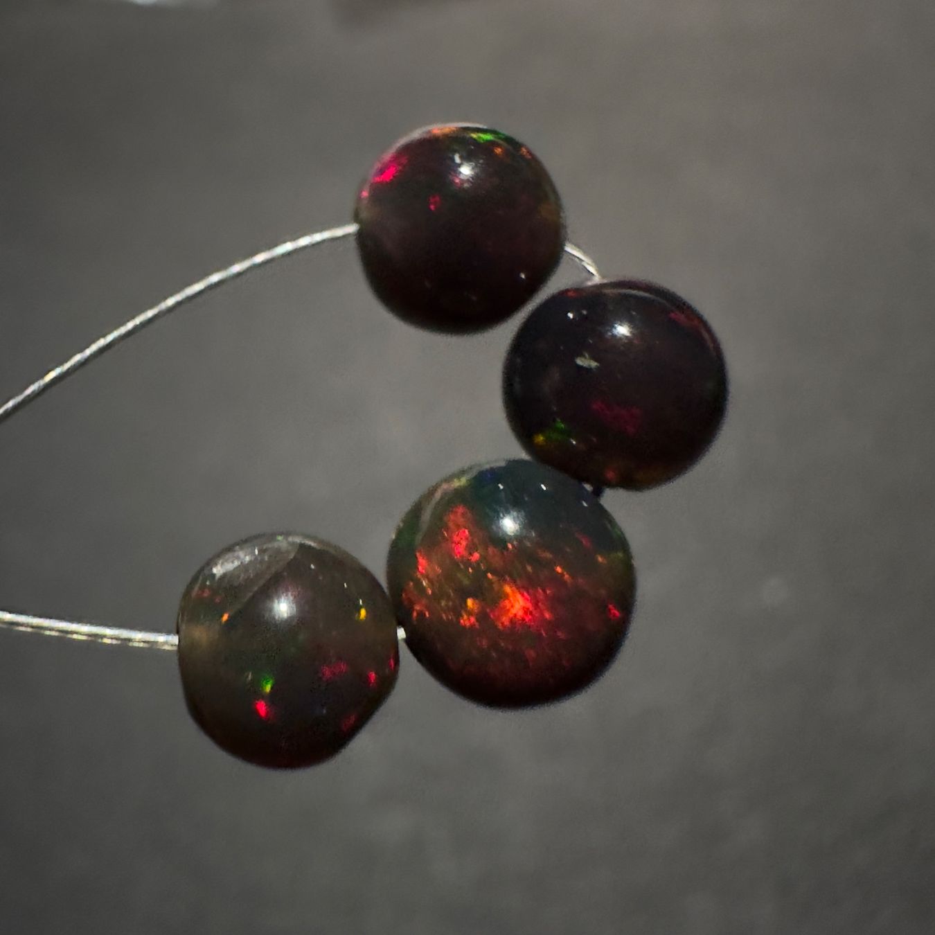 Pietre preziose: 2.97 ct - Natural Ethiopian Opal Beads - 4 Pcs – Nuovo (secondo la descrizione) da Zürich venduto da Yoohooz 5