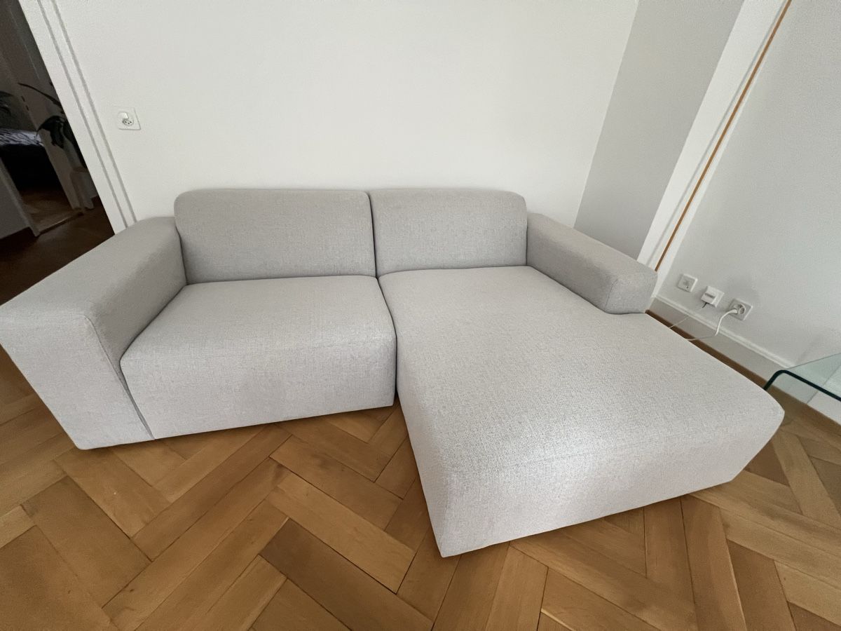 Sofas: Ecksofa hellgrau/beige – Neuf (Voir description) à Basel par sandra____