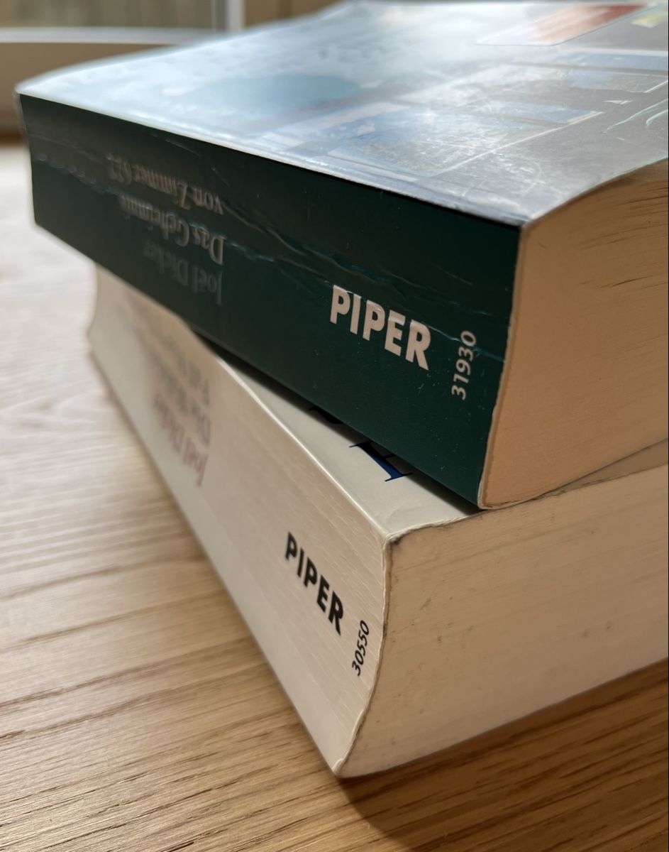 Bücher: 2 Bücher von Joël Dicker – Gebraucht aus Schüpfheim von Strummer61 2