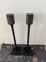 2 Sonos Lautsprecher schwarz inkl. 2 Ständer gebraucht