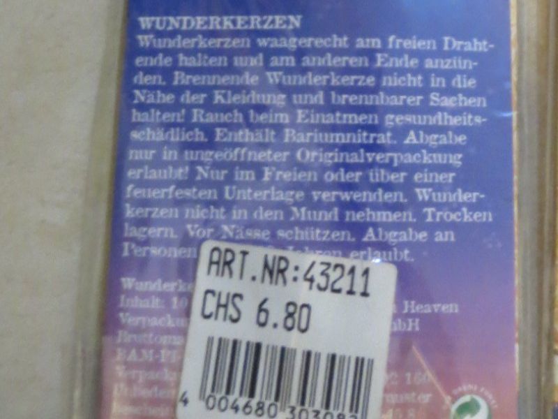 Kerzen: Wunderkerzen Set Harry Potter – Neu und originalverpackt aus Herisau von fan_h9qj 1