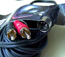 Kabel Midi / 2 x Cinch 6 m